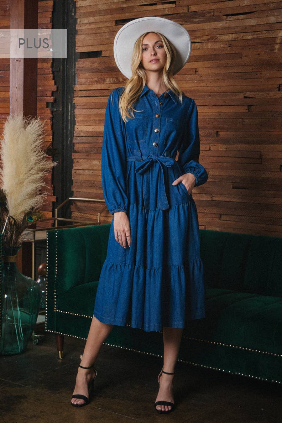 Prairie Days Denim Dress